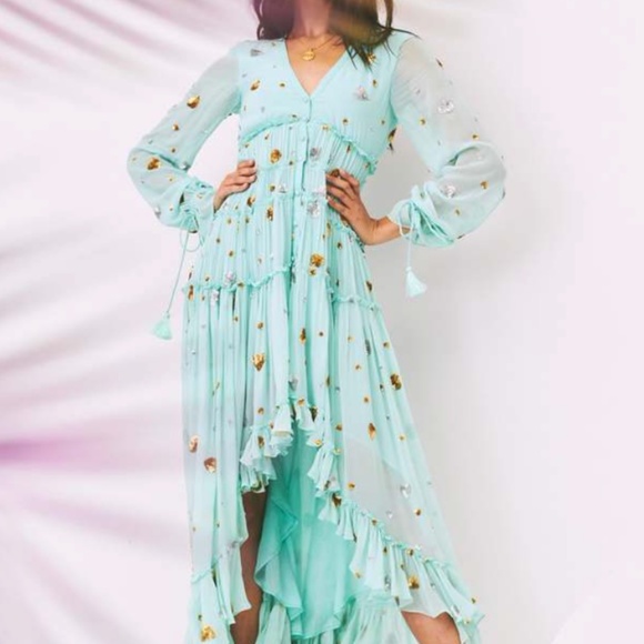 ROCOCO SANDS Tala Maxi Dress Aqua - Picture 6 of 11